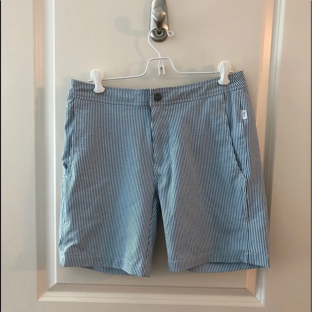 Onia Striped Calder Swim Trunk